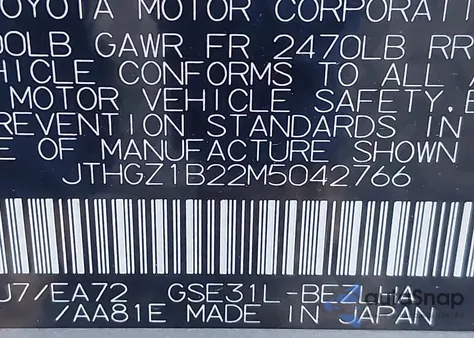 2021 Lexus Is 350 F Sport z USA, uszkodzony, nr VIN JTHGZ1B22M5042766